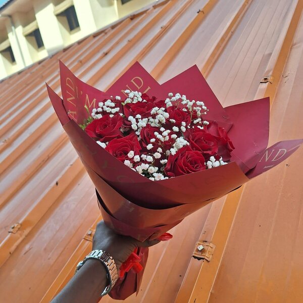 Bouquet de roses rouges