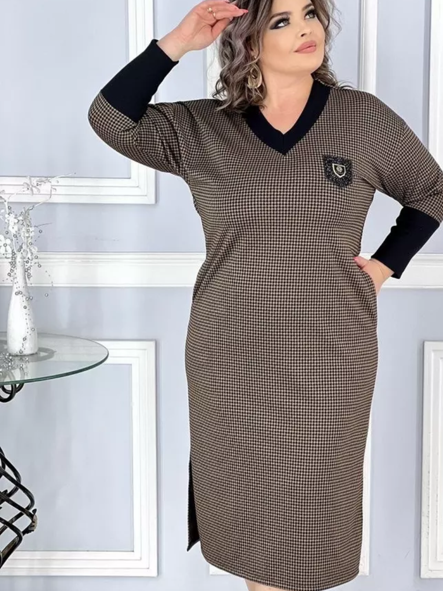 Платье трикотажное