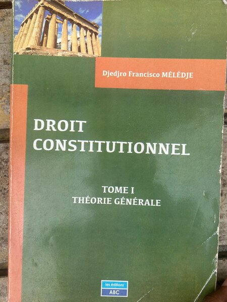 Droit Constitutionnel Tome I