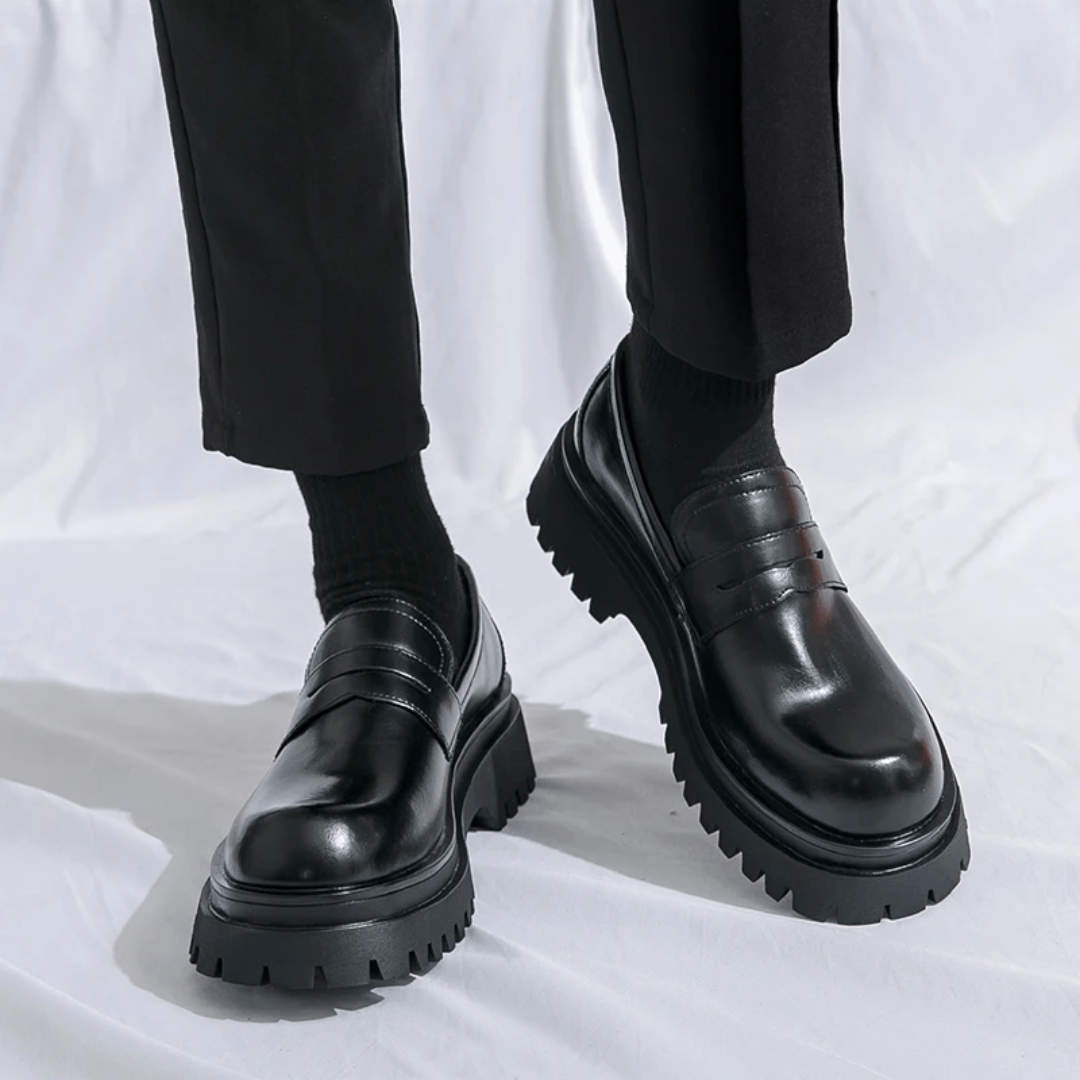 Mocassins à semelle épaisse