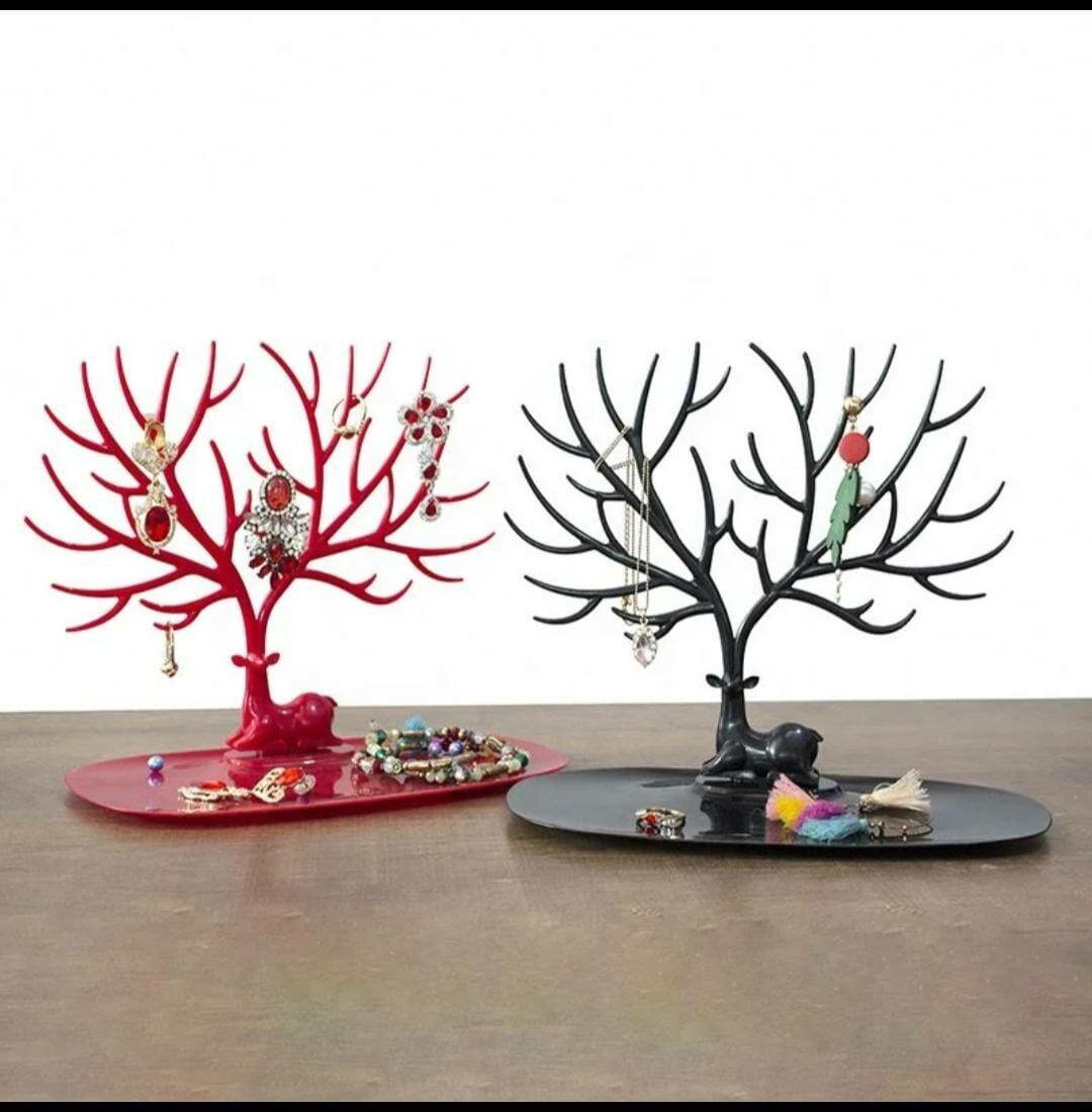 Porte-bijoux en forme d'arbre élégant