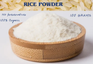 e-gen-store Organic Rice Powder: 100 Grams of Pure, Preservative-Free, All-Natural, Finely Ground for Skin & Culinary Uses e-gen-store Organic Rice Powder: