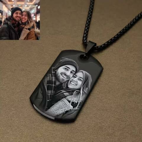 Customised Unisex Photo Necklace