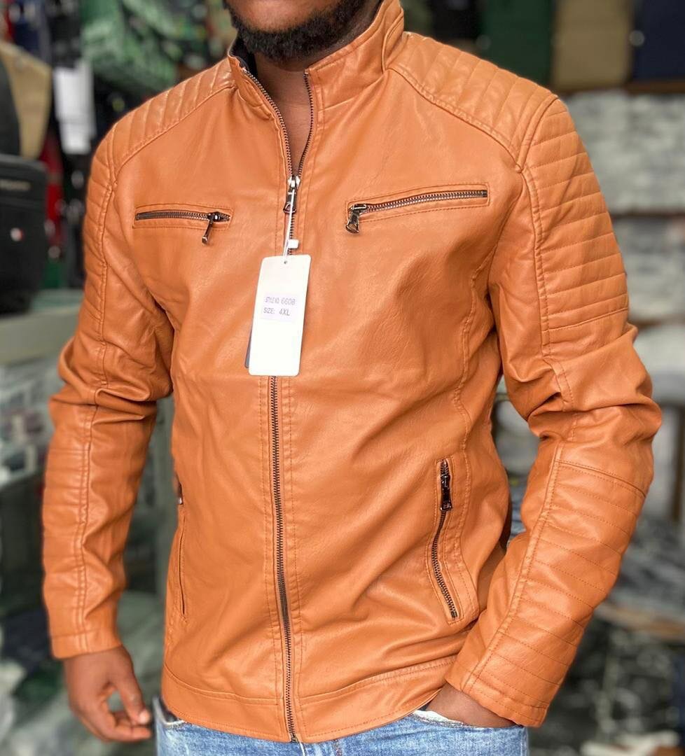 Vestes en cuir pour hommes