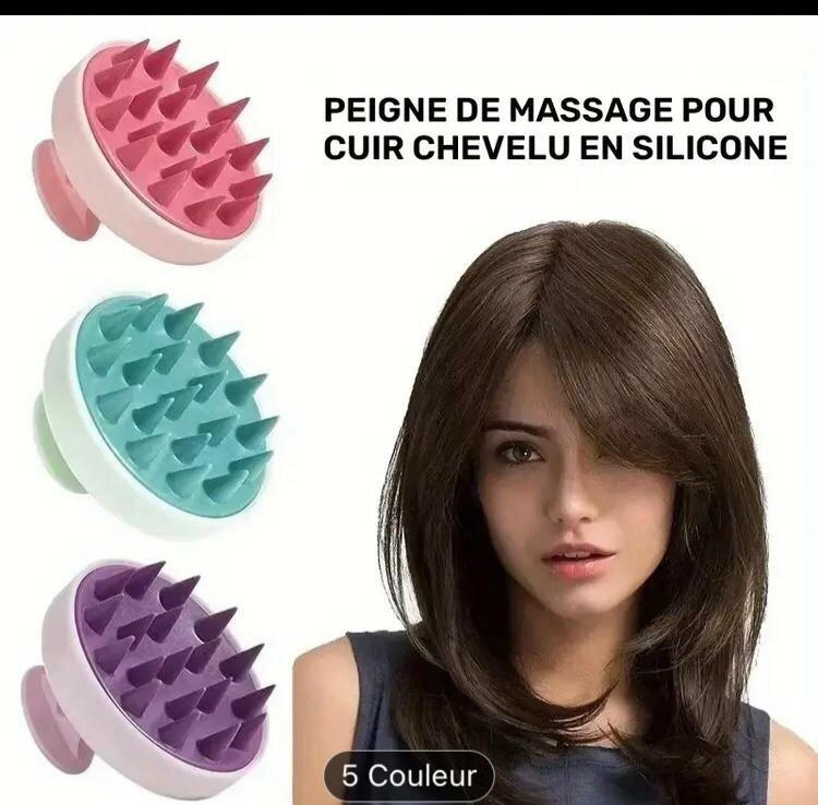 Brosse de Massage Cuir Chevelu
