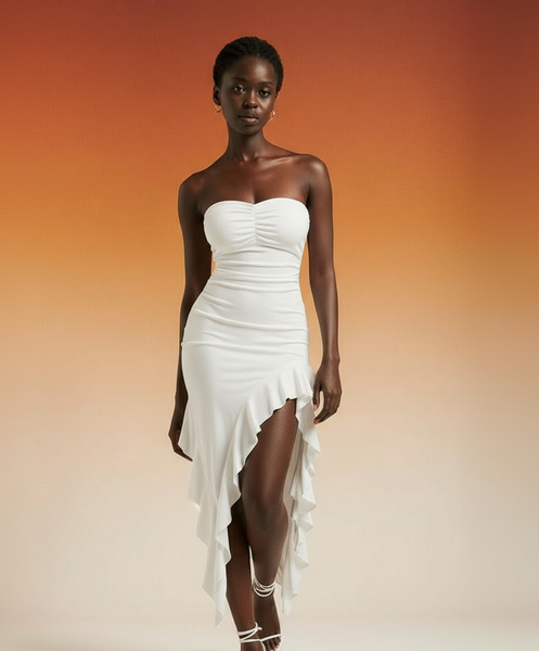 Robe Blanche Élégante