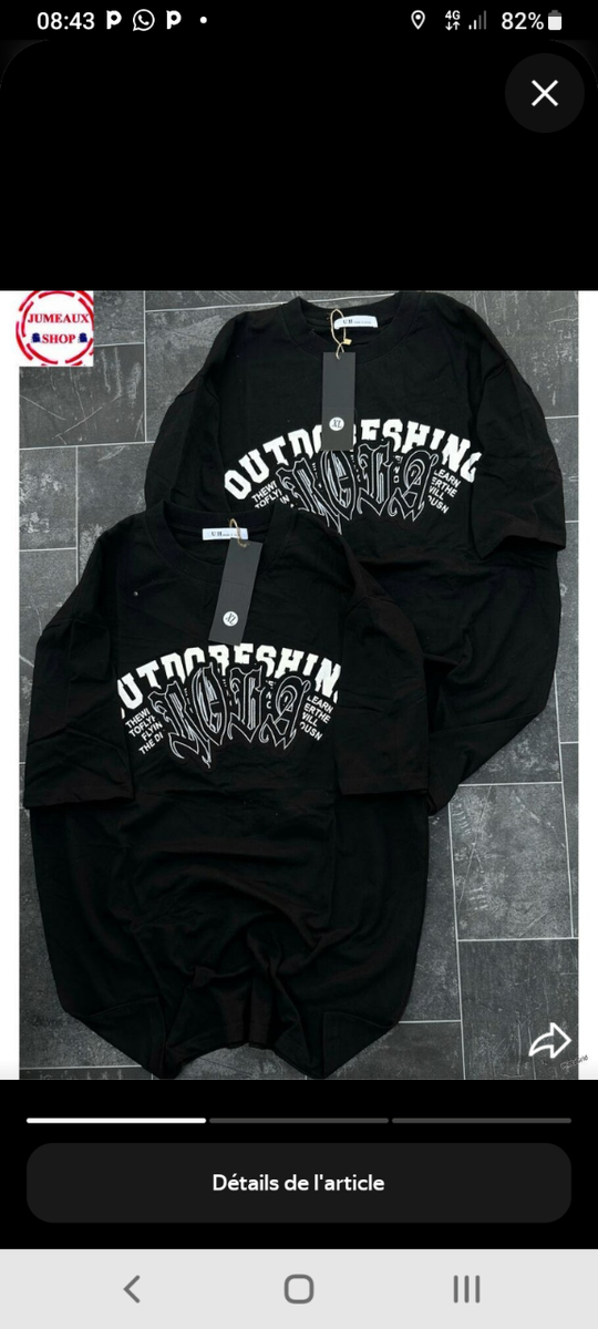 T-shirts imprimés tendance