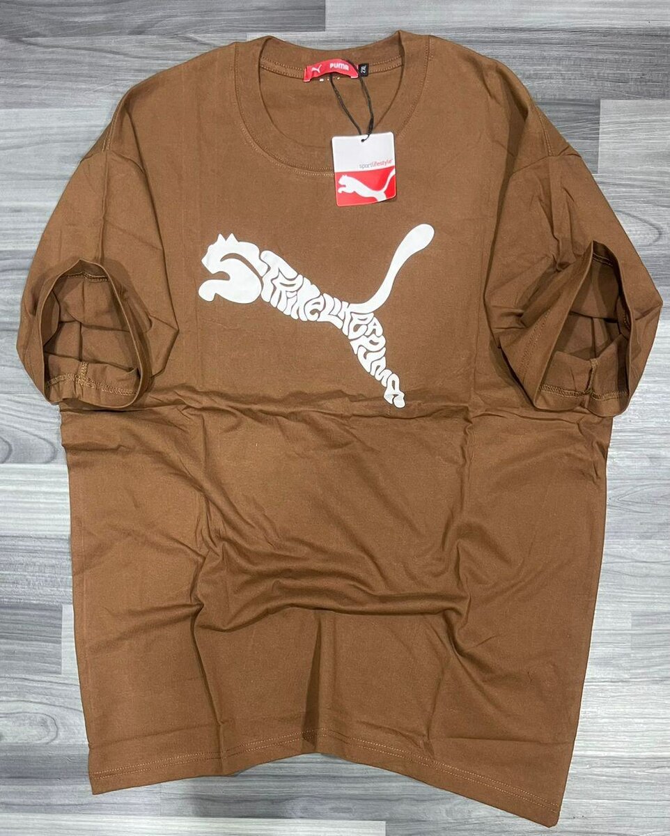 T-shirt en coton imprimé tendance