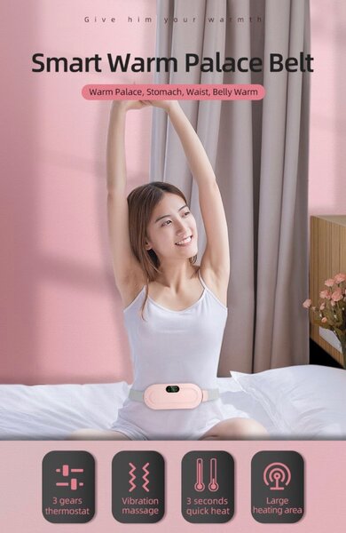 Menstrual Cramps Heat Vibration Pad (Gift Box) Negotiable