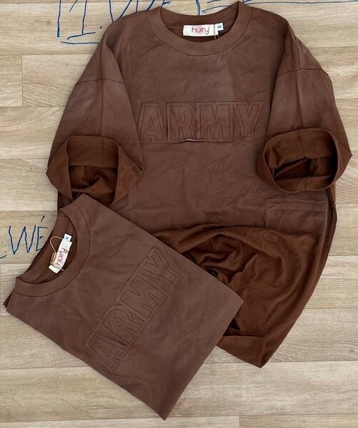 T-shirt oversize ARMÉ marron