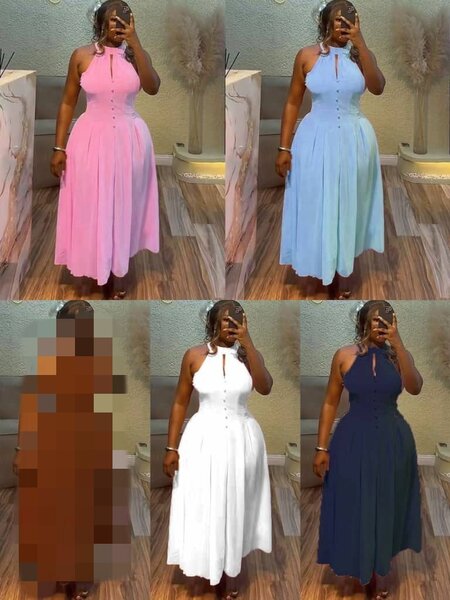 Robe d'été longue élégante