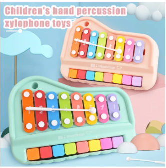 2 in 1 Piano Xylophone Musical Instrument | Educational Kids Toy | Children Musical Instrument Toys | Best Birthday Gift For Girls & Boys