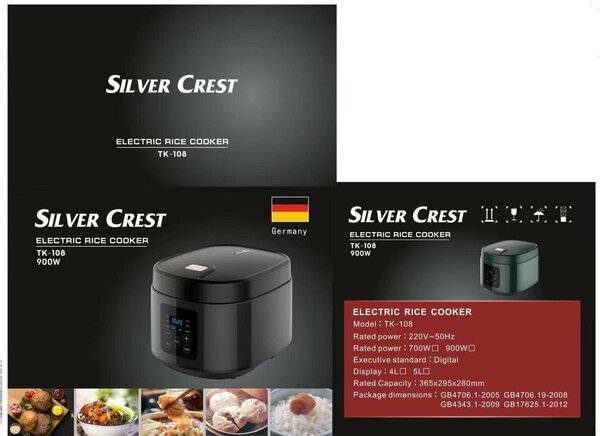 Silver crest multipurpose Rice cooker 5L Capacity