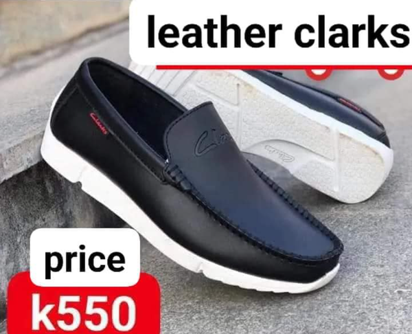 Leather clarks