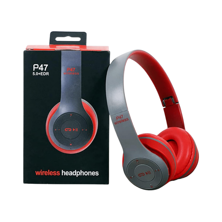 P47 Wireless Bluetooth Headset (Foldable On-Ear Headphone)