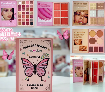 makeup book palette 4 in 1 beautiful pack