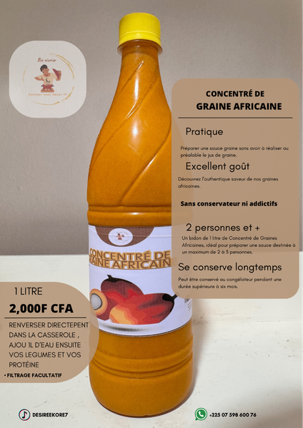 Concentré de graine