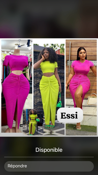 Ensemble jupe et haut