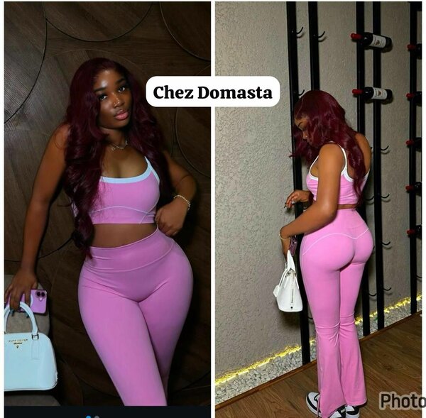 Ensemble de sport rose tendance