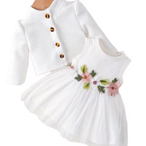 Robe Fille Fleurie Élégante