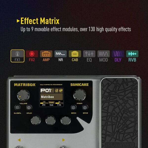 Sonicake matribox Multi-Effects Guitar Pedal