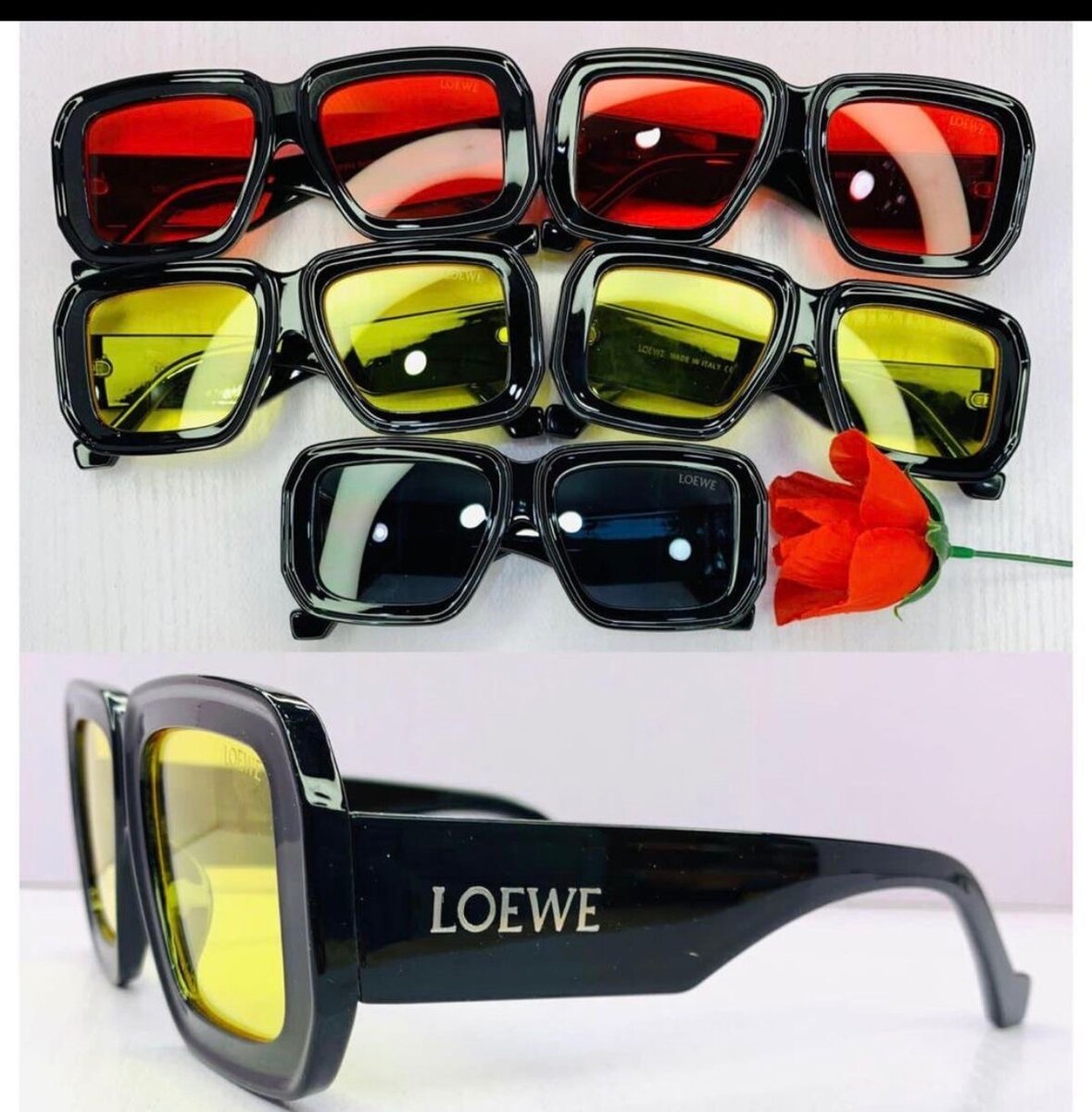 Lunettes de soleil colorées Loewe
