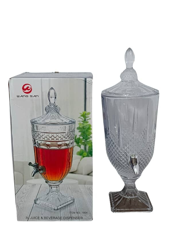 Distributeur à boisson en verre 3L