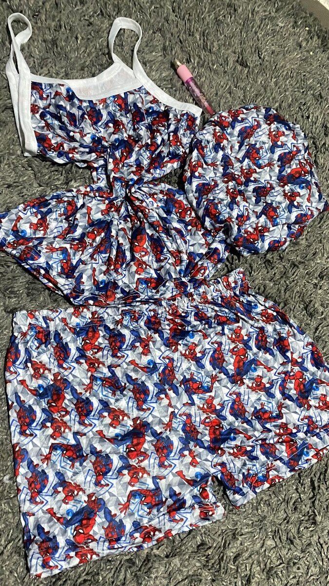 Pyjamas enfants colorés 3 pièces