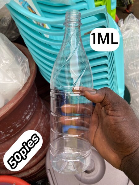 Bouteille en plastique 1L 50pc