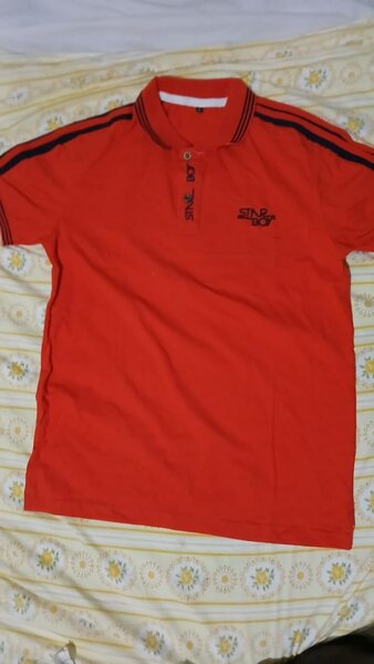 Polo rouge pour hommes