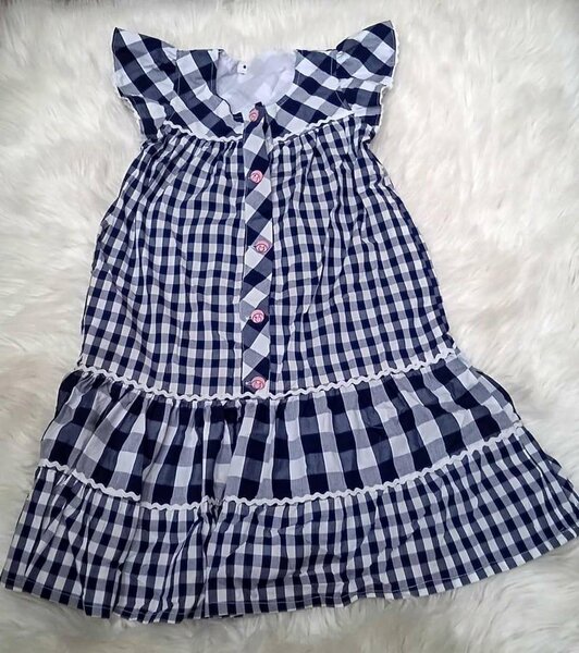 Robe à carreaux pour fille
