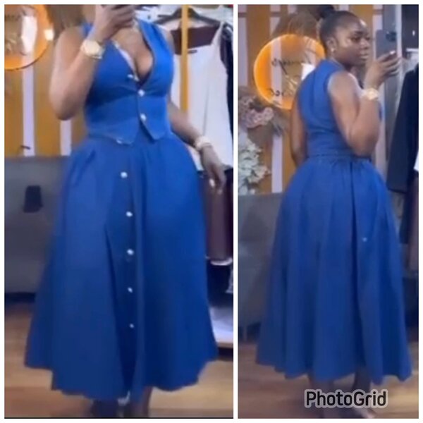 Ensemble jupe en jeans