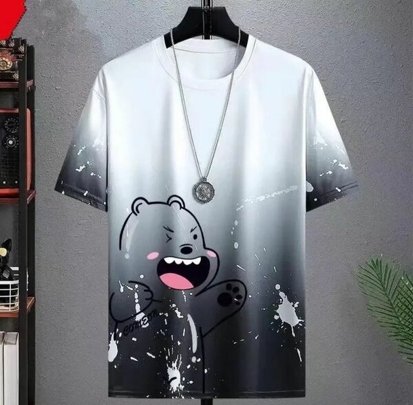 Bear print Tshirt for men