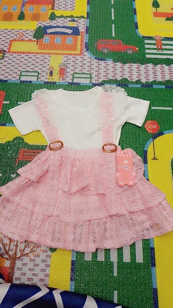 Ensemble bébé fille en dentelle