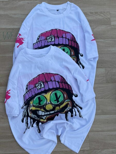 T-shirt graffiti unisexe