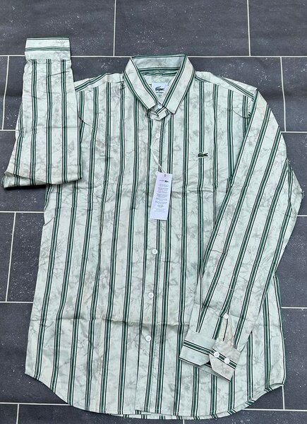 Chemise à rayures homme