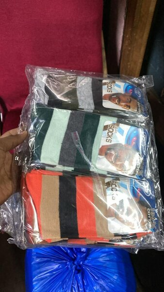 Lot de Chaussettes Rayées Homme