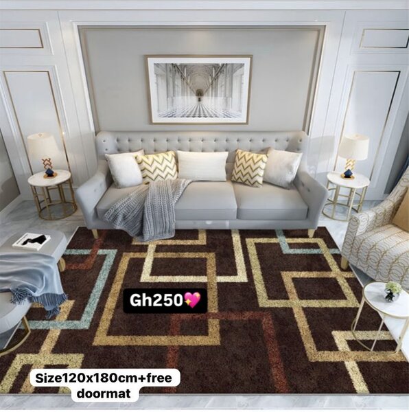 Beautiful and cozy patterned carpet