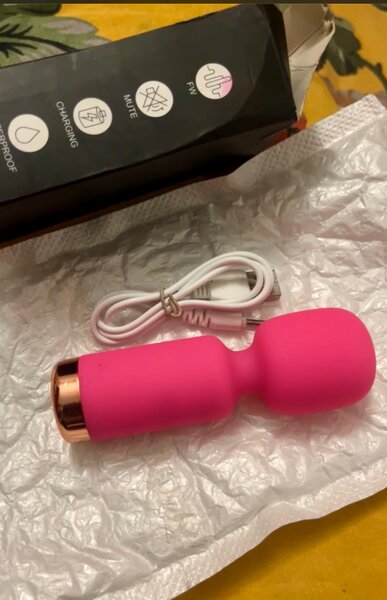 Mini Vibromasseur Rose Étanche