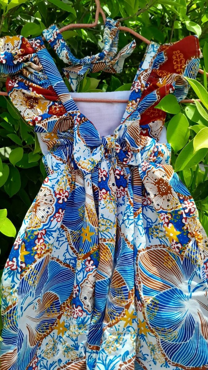 Robe en Cire Colorée Enfant