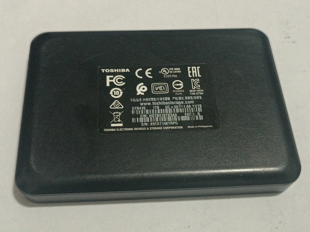 Disque Dur Externe Toshiba