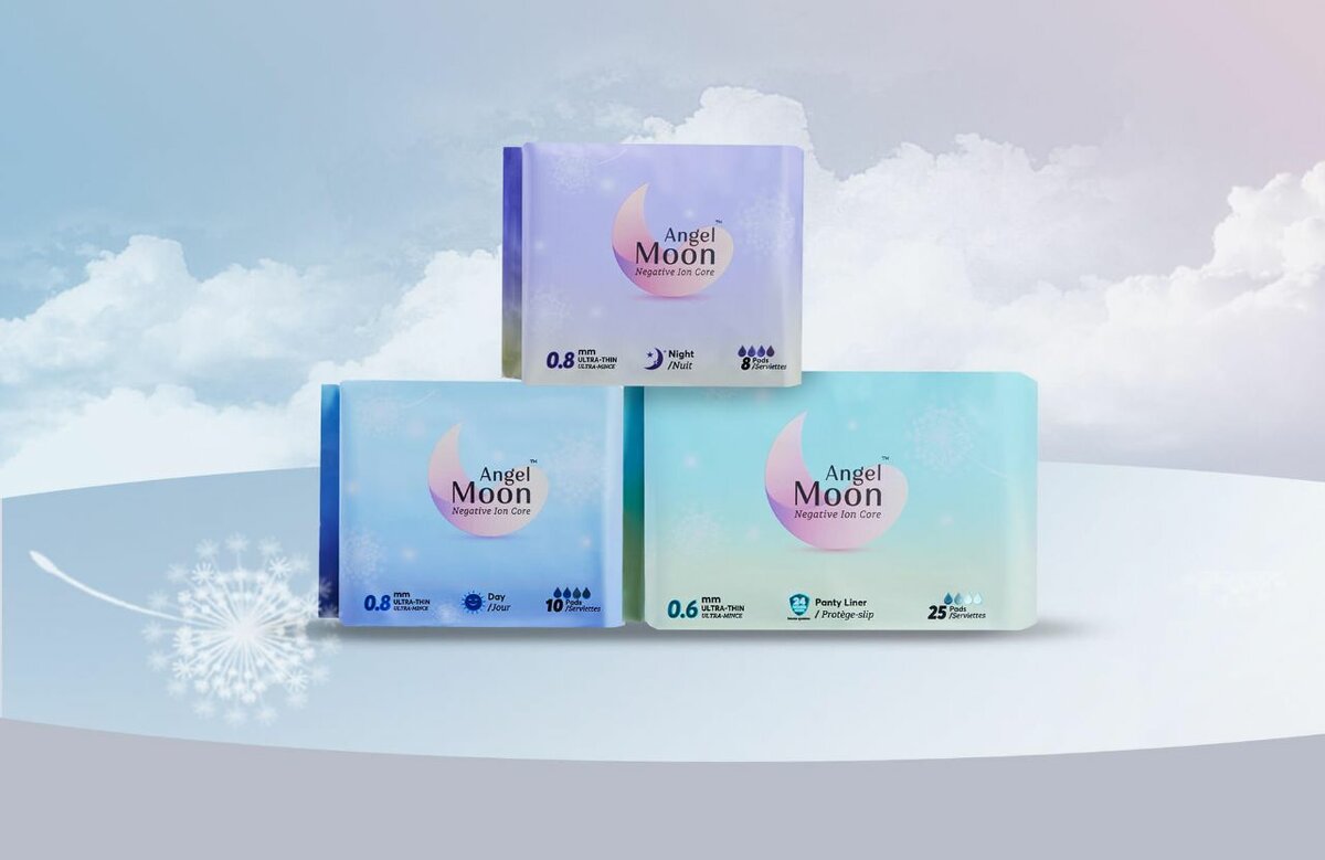 Serviette angel moon