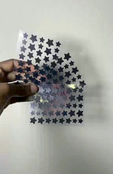 Autocollants étoiles holographiques