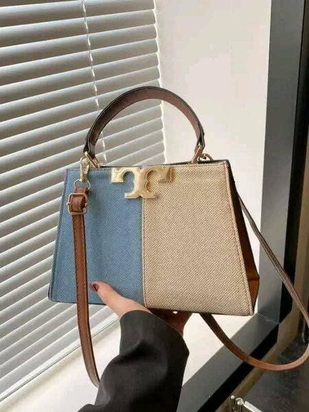 Sac à main bicolore élégant