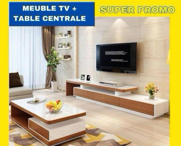 meubles tv + table centrale