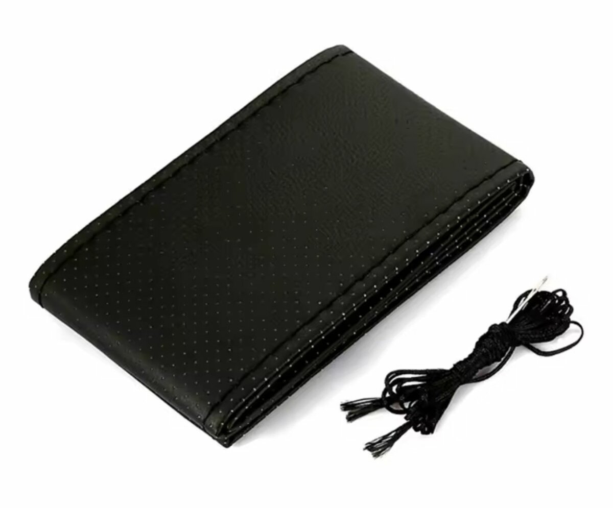 Housse Volant Cuir Cousue Main