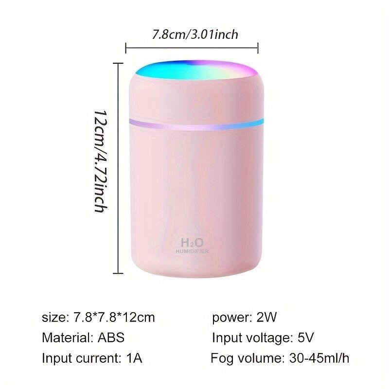 Colorful humidifier 300ml