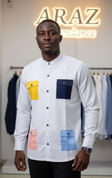 Chemise multicolore homme