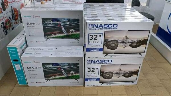 Télé nasco 32  avec décodeur intégrer