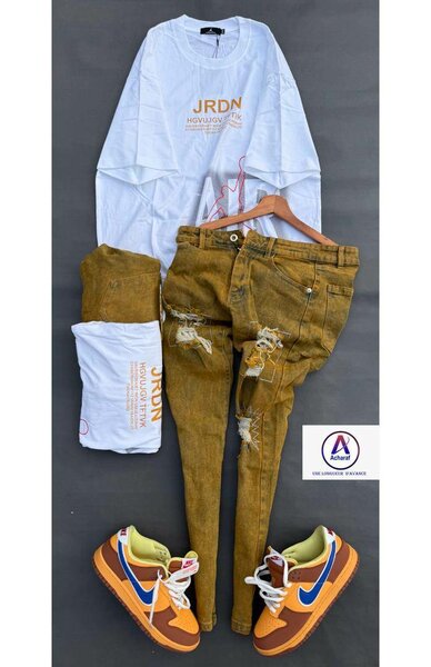 T-shirt blanc JRDN homme